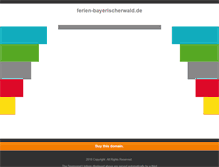 Tablet Screenshot of ferien-bayerischerwald.de